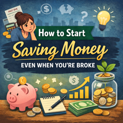 How to Start Saving Money Even When You’re Broke
