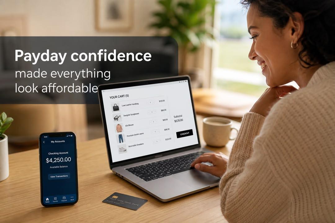 A person sitting at a table with a computer and a phone  Description automatically generated