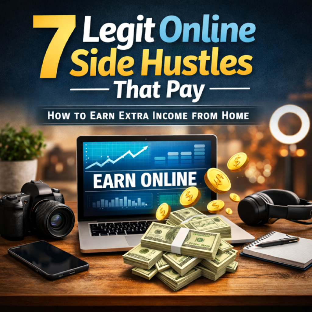 7 Legit Online Side Hustles That Pay in 2026: Proven Ways to Earn Extra Income from Home